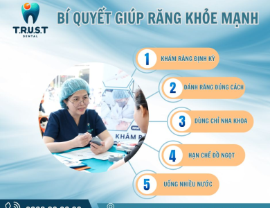 Bí quyết giúp răng khỏe mạnh - trắng sáng tự nhiên