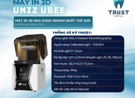 ✨ 🚀 CÔNG NGHỆ IN KHAY NIỀNG TRONG SUỐT UBEE – BƯỚC ĐỘT PHÁ TRONG NGÀNH NHA KHOA HIỆN ĐẠI! 😍 ✨