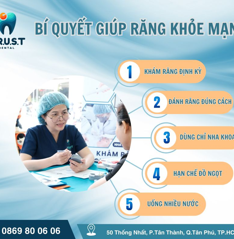 Bí quyết giúp răng khỏe mạnh - trắng sáng tự nhiên